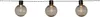 A string of three lights on a white background. Podgląd zdjęcia produktu