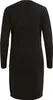 A plain black cardigan is shown from the back against a white background. Produktbild-Vorschau