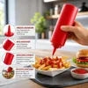 4 Saucenspender Quetschflasche Dosierflasche Ketschup Senf Produktbild-Vorschau 5