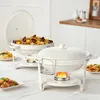 Chafing Dish Buffetwärmer - Rund 5 qt (ca. 4,7 l) - Produktbild-Vorschau 1