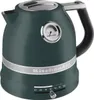 A dark green KitchenAid electric kettle with a built-in thermometer and temperature control dial. Produktbild-Vorschau
