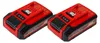 Akku Power-X-Change TWIN-PACK 18Volt 4,0Ah (rot/schwarz, 2 Produktbild-Vorschau 1