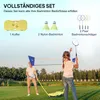 HOMCOM Badminton Netz mit Stand Badminton-Netzständer mit 4 Produktbild-Vorschau 7