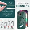 MagSafe Hülle Hybrid für iPhone 15 Frosted Hard Case Schutz Produktbild-Vorschau 4