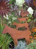 Gartenstecker Bremer Stadtmusikanten Tierpyramide Metall Produktbild-Vorschau 2