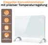 Elektrické topení Peviasot, 2000W, bílé barvy, skleněný Náhled obrázku produktu 3