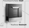 NewHabitat Briefkasten Anthrazit mit Zeitungsfach Mailand Produktbild-Vorschau 4