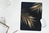 MuchoWow® Mauspad Mousepad Blätter - Pflanzen - Gold - Produktbild-Vorschau 5