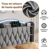 INONEFT Posteľ s pružinovým matracom 140x200 cm s LED/USB, Náhľad obrázku produktu 6