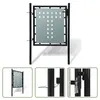 The Living Store Zauntor (Einzeltor) Schwarz 100x150 cm Produktbild-Vorschau 6