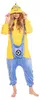 Nikcorp Jumpsuit Pyjama Damen Kinder Onesie Figur Gelb S Produktbild-Vorschau 6