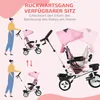HOMCOM 6 in 1 Dreirad mit Schubstange, Kinderdreirad mit Produktbild-Vorschau 6