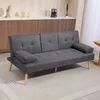 Sofa rozkładana HOMCOM, sofa 3-osobowa, sofa rozkładana ze Podgląd zdjęcia produktu 2