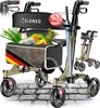 ELONEO Premium Leichtgewicht Rollator faltbar, mit Sitz, Produktbild-Vorschau 1
