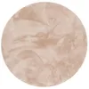 Luxus Super Soft Kunstfellteppich Pearl Beige Rund, Produktbild-Vorschau 5