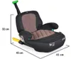 Cangaroo Jax Pink Isofix 125-150 cm i-Size Sitzerhöhung Produktbild-Vorschau 11