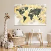 MuchoWow® Poster Weltkarte - Zeitung - Gold 120x80 cm - Produktbild-Vorschau 7