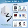 65W GaN Schnellladegerät Kompatibel, 3-Port USB C Netzteil Produktbild-Vorschau 5
