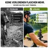 Držiak na fľašu na bicykel otočný o 360 stupňov s upínacou Náhľad obrázku produktu 3