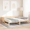vidaXL Ausziehbares Tagesbett Natur 203,5 x 184 x 56,5 cm Produktbild-Vorschau 3