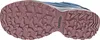 The underside of a blue and gray shoe with a pink sole. Voir les images du produit