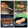 2 Stück BBQ Fleischklammer für Drehspieß Edelstahl Produktbild-Vorschau 5