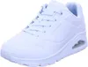 A white Skechers sneaker is shown from the side against a white background. Voir les images du produit