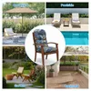 Coussin pour fauteuil à bascule d'extérieur avec sangles, Voir les images du produit 9