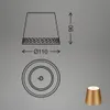 LED Akku-Flaschenlicht, gold-matt,1xLED-Modul/2,6W Produktbild-Vorschau 6