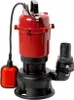 A red and black submersible pump with a float switch is shown against a white background. Anteprima dell’immagine prodotto