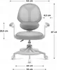 MARK ADLER Junior 4.5 Grey | Regulowane krzesło obrotowe Podgląd zdjęcia produktu 7