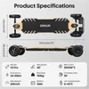 Qekud V2pro: E-longboard – Velocità massima: 60 km/h, Anteprima dell’immagine prodotto 11