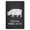 MuchoWow® Mauspad Mousepad Fleisch - Schwein - Fleischer Produktbild-Vorschau 1