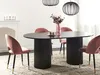 BELIANI Esstisch Schwarz MDF-Platte 180 x 100 cm für 6 Produktbild-Vorschau 2