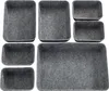 WENKO Schubladen Organizer Set Filz Schwarz Ordnung Produktbild-Vorschau 1