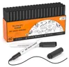 60 schwarze Magnet-Whiteboard-Marker Set, feine Spitze & Produktbild-Vorschau 1