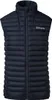 Dunkelblaue Steppweste "Vaskye Vest" von Berghaus für Herren; ohne Ärmel und mit Stehkragen. Produktbild-Vorschau