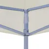 vidaXL Střecha párty stanu 2x2 m krémová 270 g/m² Náhled obrázku produktu 3