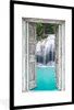 MuchoWow® Gerahmtes Poster Aussicht - Wasserfall - Natur - Produktbild-Vorschau 1