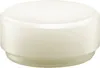 A white, round object with a slightly curved top and a stepped base, presented in a studio setting against a white background. Anteprima dell’immagine prodotto