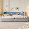 Merax Tagesbett 90x200 cm, Daybett Polsterbett mit Produktbild-Vorschau 2