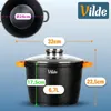 Vilde | Schmortopf mit Glasdeckel - 24 cm - 6,7 l - Produktbild-Vorschau 9