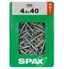 SPAX Universalschraube, 4,5 x 40 mm, 500 Stück, Produktbild-Vorschau 3
