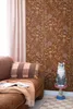 ESTAhome carta da parati fiori retrò vintage marrone Anteprima dell’immagine prodotto 3