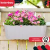 KOTARBAU® Doniczka Balkonowa na Balustradę 40 x 15 x 15 cm Podgląd zdjęcia produktu 2
