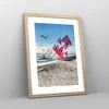 Gerahmtes Poster - Rahmen in heller Eiche - £ódŸ Küste Produktbild-Vorschau 8