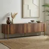 Skye Decor, meuble TV haut de gamme, style baroque en noyer Voir les images du produit 3
