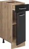 Küchenunterschrank Vicco R-Line Schwarz Hochglanz 30 cm , Produktbild-Vorschau 5