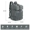（Grau） Wasserdicht Militärrucksack Taktischer Rucksack 45L Produktbild-Vorschau 5