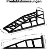 Wiltec 2x Auffahrrampe bis 2 t je Paar 830 x 262 x 270 mm, Produktbild-Vorschau 3